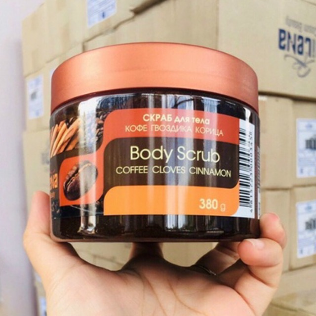 Tẩy tế bào chết Body Scrub cà phê 380g hàng Nga