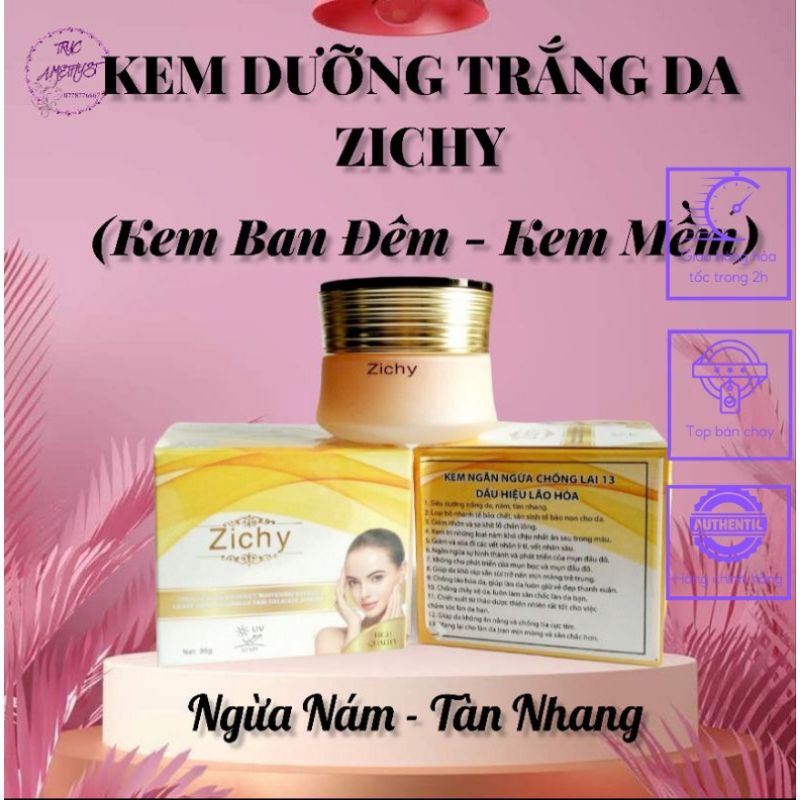 KEM DƯỠNG TRẮNG DA ZICHY NGỪA NÁM TÀN NHANG ( KEM MỀM )