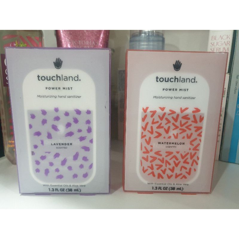 Xịt sát khuẩn tay Touchland mùi Lavender và Waterlemon