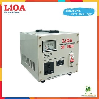 Ổn áp 0,5kva lioa sh - 500 ii điện áp vào 150v - 250v