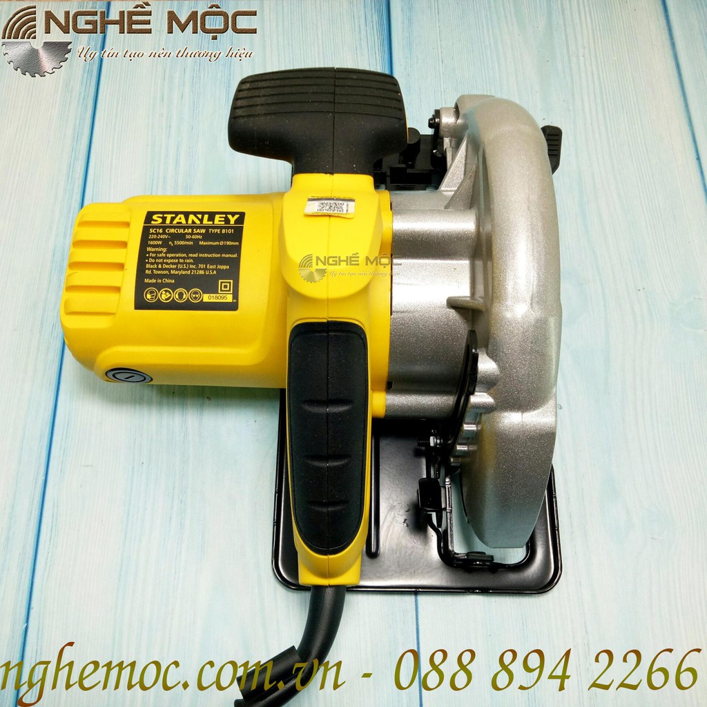 Máy cưa đĩa Stanley SC16 1600W Nghề Mộc