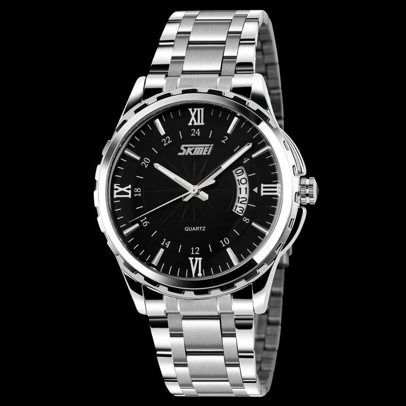 Đồng Hồ Nam SKMEI Máy Nhật Kim Dạ Quang Ban Đêm Cao Cấp Chống Nước