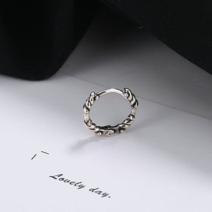 1 chiếc - Khuyên tai dây quấn cách điệu