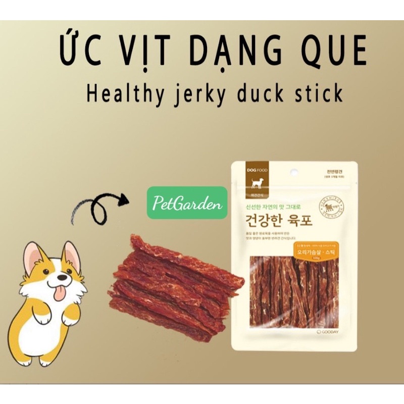 BÁNH THƯỞNG THỊT SẤY KHÔ CHO CHÓ YÊU ( XUẤT XỨ : HÀN QUỐC )