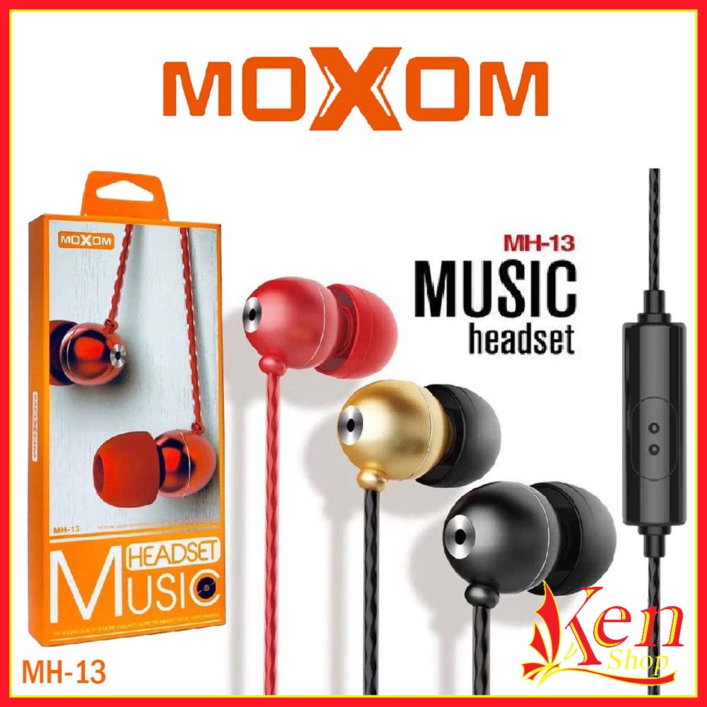 Tai Nghe Có Dây Nhét Tai Chính Hãng MOXOM MH - 06 / 08 / 10 / 11 / 12 / 13 / 14 Giá Rẻ