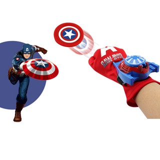 Đồ chơi - Bao tay và đồng hồ bắn đĩa CAPTAIN AMERICA