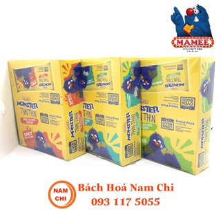 [DATE 12/2020] Bánh Quy Monster Mamee Giòn Mỏng Đủ 3 Vị Rong Biển, Gà Rán, Hành Tây 264g