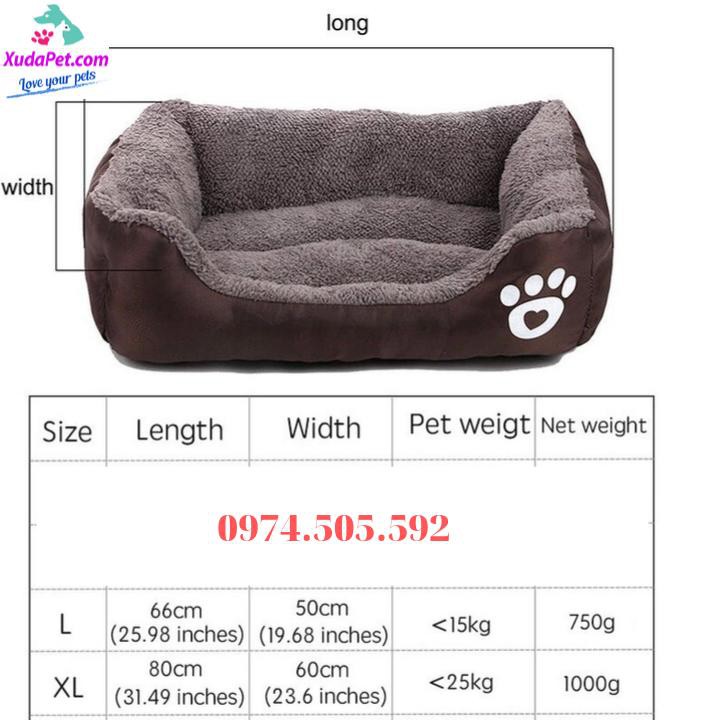 [HÀNG MỚI] Ổ NỆM CHO CHÓ LỚN TRÊN 15KG - 50KG GIÁ CỰC RẺ XUDAPET08