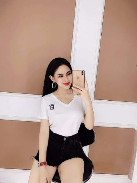 Sỉ áo thun đũi cổ tim ♥️ FREE SHIP ♥️ Áo phông đũi cổ tim