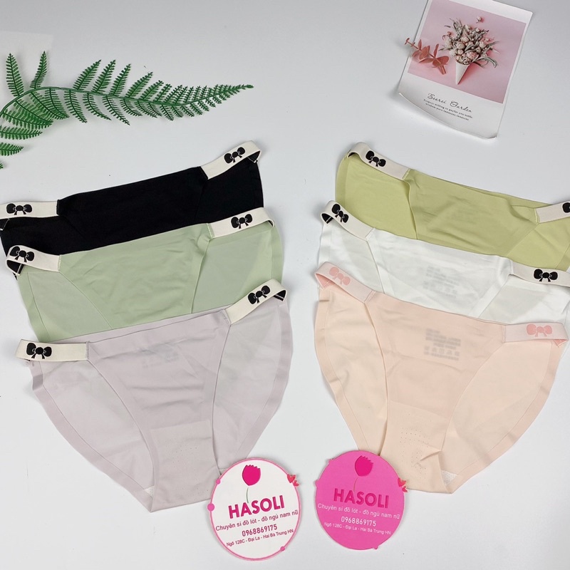 [Hàng Loại 1] Quần Lót Nữ Su Sexy Dây Nơ Hông Quyến Rũ S93