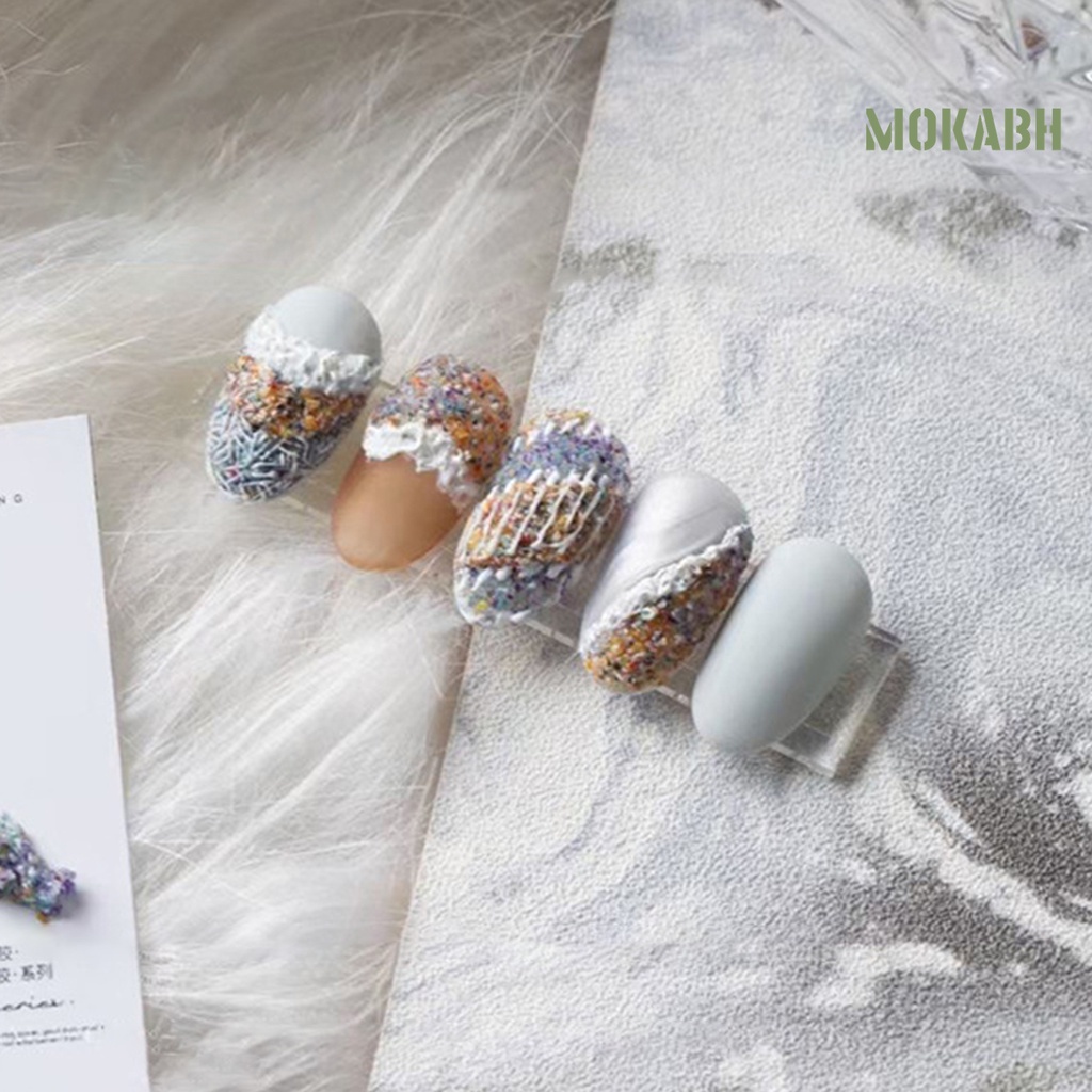 Sơn Móng Tay 5ml Hiệu Ứng Hạt Dệt Kim Dùng Trang Trí Móng Tay