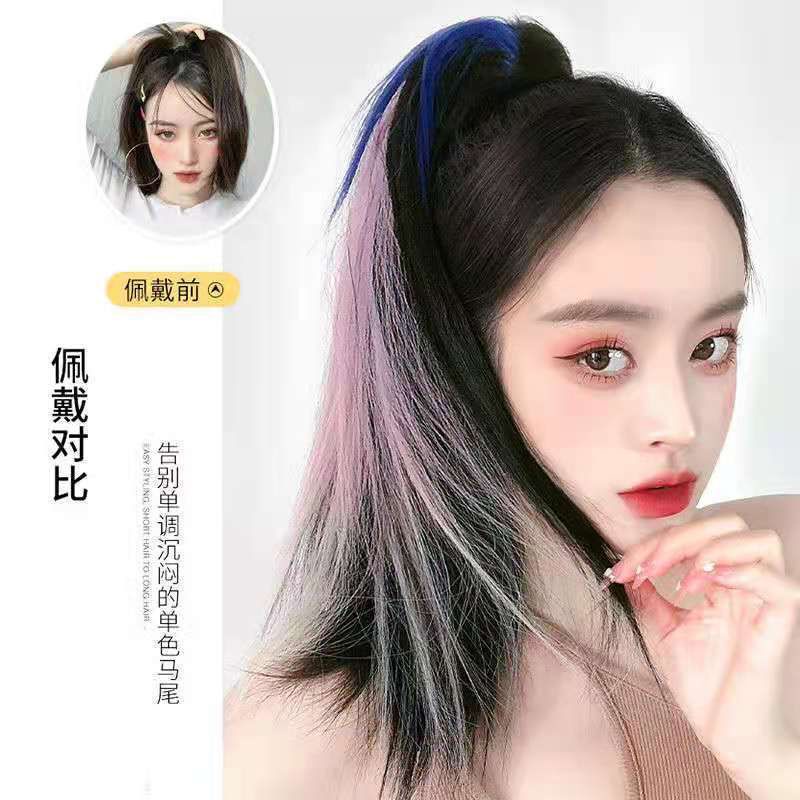 Tóc giả nữ , tóc giả ngoặm light