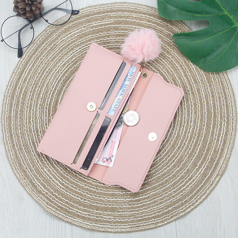 Ví cầm tay dáng dài thiết kế thời trang nhiều màu sắc cho nữ