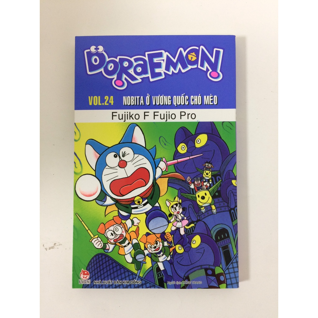 Sách: Doraemon truyện dài - Tập 24 - Nobita ở vương quốc chó mèo