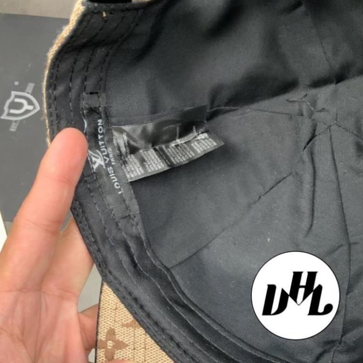 Mũ Lưỡi Trai Dệt Trơn Khoá Da Thời Trang LV Cao Cấp Nam Nữ