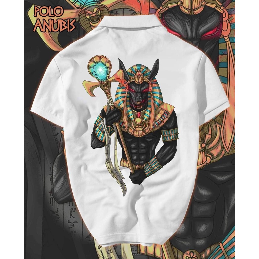 Áo thun polo thần anubis - vải cao cấp unisex nam nữ