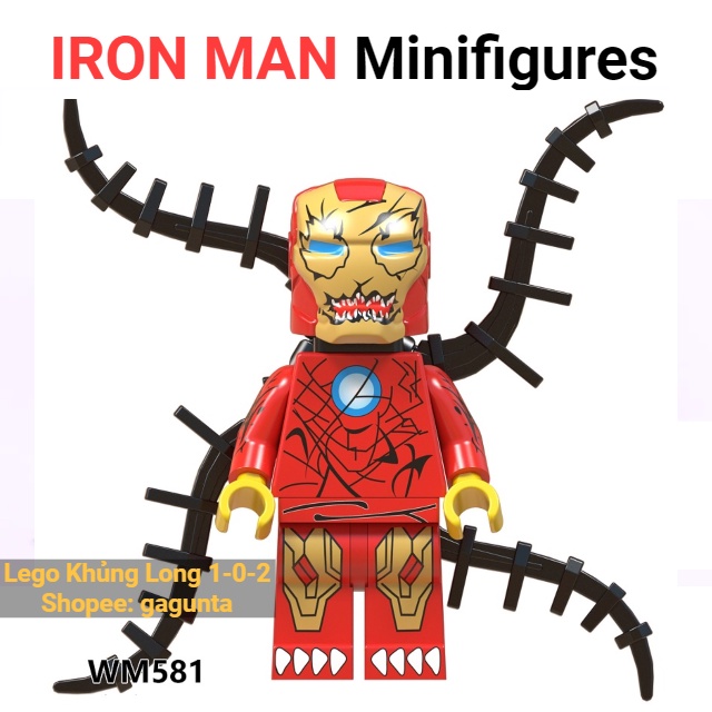 Đồ Chơi Iron Man Người Sắt Venom Crossover Phiên Bản Đặc Biệt Hãng WM