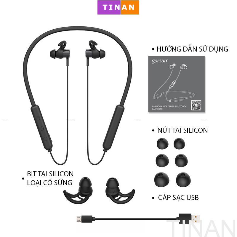Tai Nghe Thể Thao Không Dây Gorsun 18A, Chống Nước, Tích Hợp Mic, Âm Thanh Chất Lượng