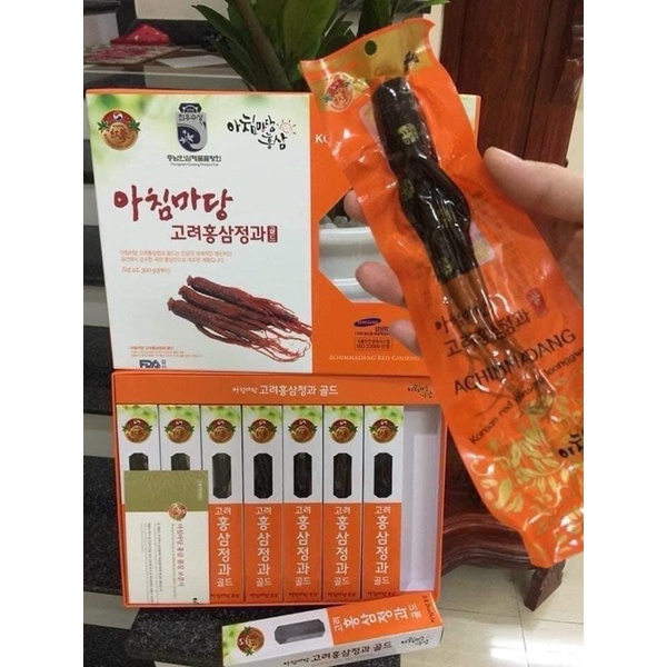 HỘP 1 CỦ Hồng Sâm Tẩm Mật Ong Nguyên Củ Achim Cao Cấp Hàn Quốc