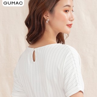 Đầm sọc tay dơi DA1015 GUMAC