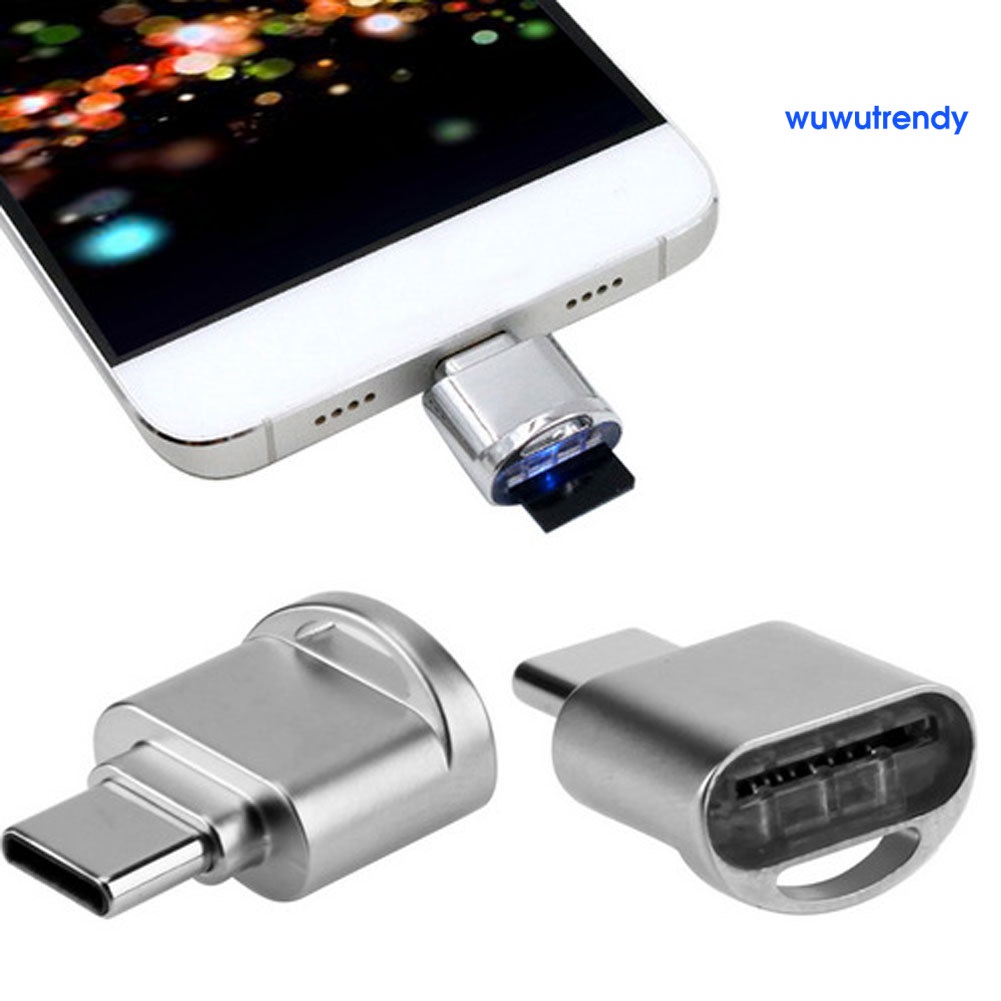 Đầu Đọc Thẻ Nhớ Mini USB 3.1 Type-C Micro SD SDHC TF Tốc Độ Cao