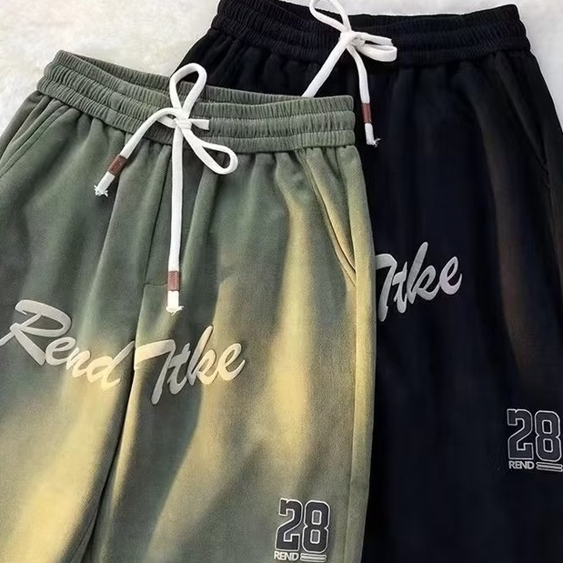 Quần Thể Thao Ống Rộng In Họa Tiết Thời Trang Hàn Quốc Dành Cho Nam quần jogger nữ ống rộng quần ống rộng unisex quần baggy nam