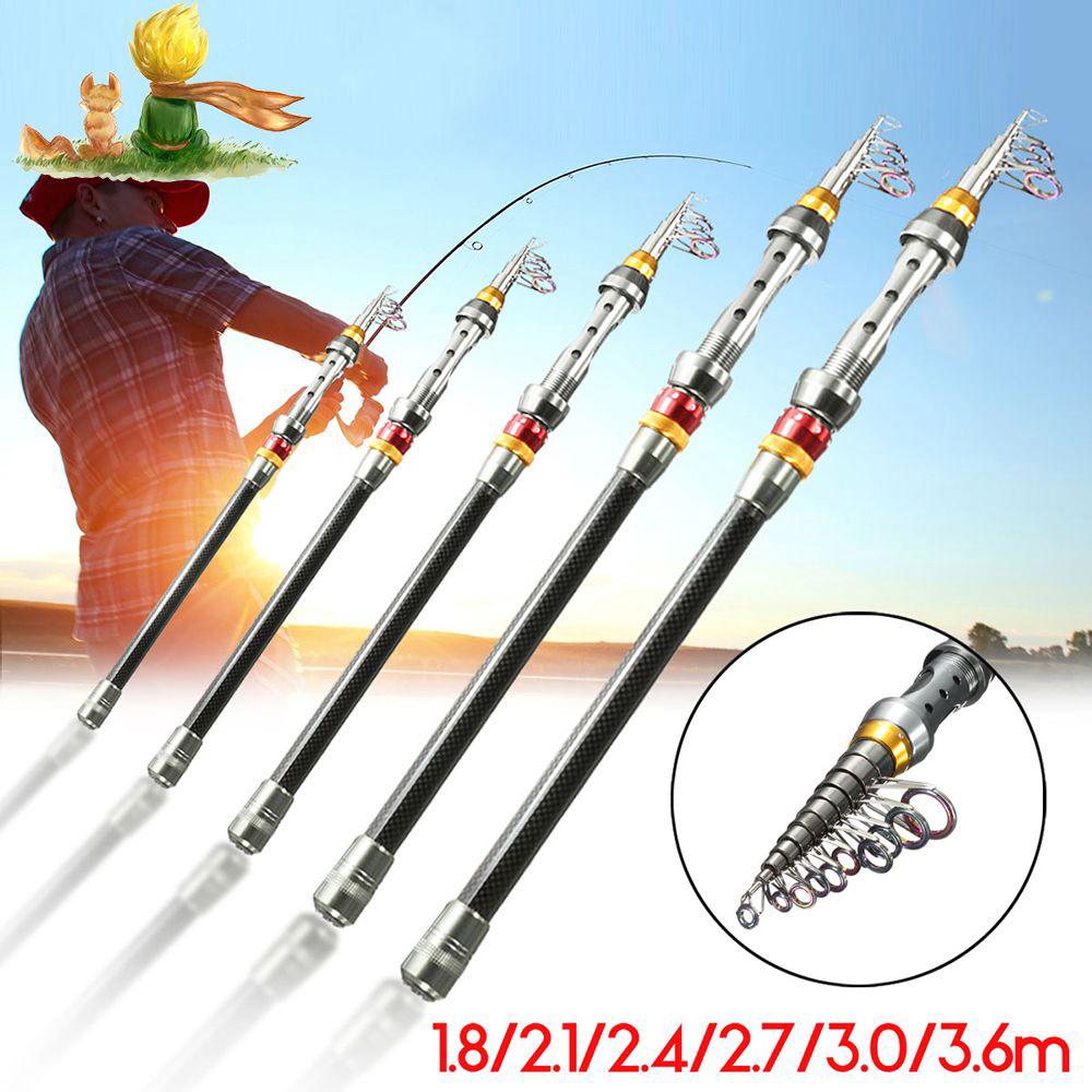 Cần Câu Cá Bằng Sợi Carbon Siêu Nhẹ Có Thể Xếp Gọn Tiện Lợi