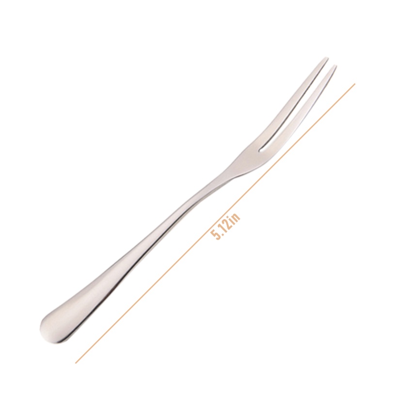 1 Nĩa Ăn Trái Cây Bằng Thép Không Gỉ 5 inch