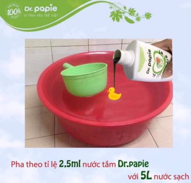 NƯỚC TẮM GỘI THẢO DƯỢC DR.PAPIE