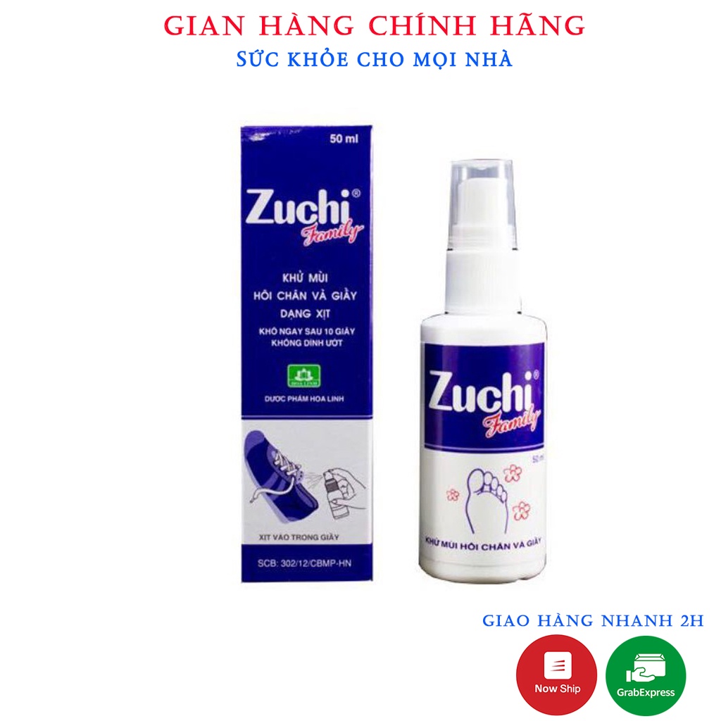 Zuchi Xịt Giày,Khử Mùi Hôi Chân,Xịt Thơm Tự Nhiên