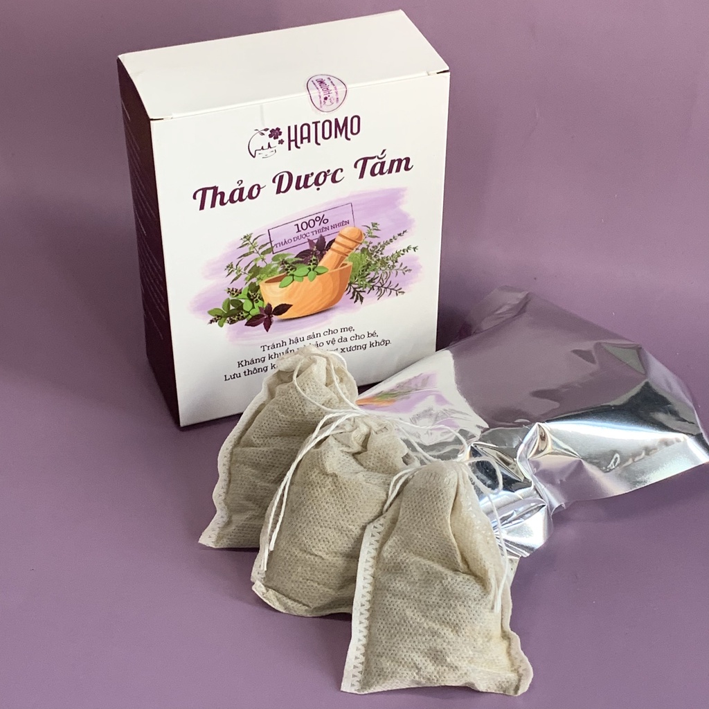 Thảo dược tắm bé, thảo dược tắm Hatomo mát da, ngừa rôm sảy cho bé, tránh hậu sản cho mẹ sau sinh (ẢNH THẬT) | BigBuy360 - bigbuy360.vn