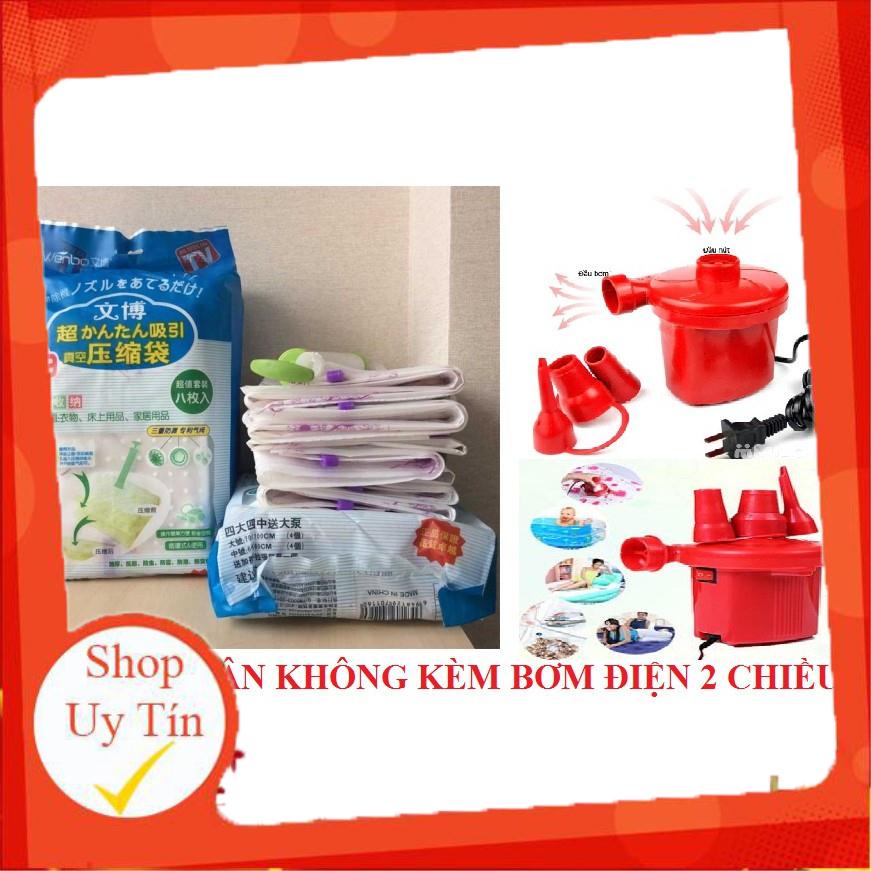 BỘ 8 TÚI HÚT CHÂN KHÔNG KÈM BƠM TAY