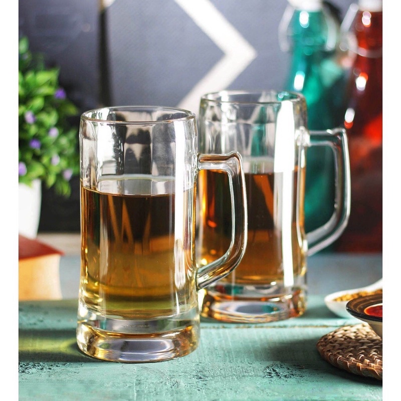 Bộ 6 Ly Thuỷ Tinh Cỡ Trung/To Bự Đế Dày 335ml-640ml OCean Cao Cấp