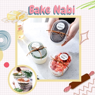 HỘP NHỰA PET OVAL ĐỂ BÁNH LẠNH. BÁNH MOUSSE, TIRAMISU, BÔNG LAN CADÉ, BÔNG LAN PHÔ MAI