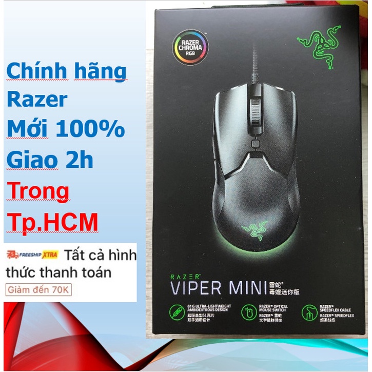 Chuột chơi game Razer Viper Mini - Mới 100% (Hàng Chính Hãng)