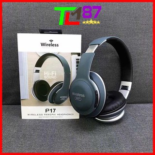 Tai Nghe Chụp Tai Headphone Bluetooth Không Dây P17 - Tai Nghe Blutooth Chụp Tai Chính Hãng