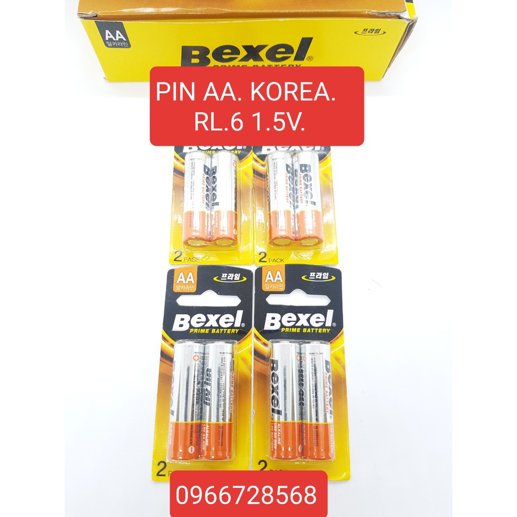 [8v] Pin Bexel LR6 Hàn Quốc chính hãng. - LR6