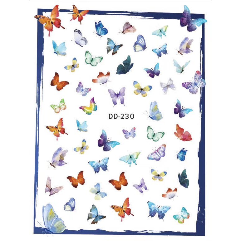 Phần 2 - Mã DH103 - DD344 . Miếng dán trang trí móng xinh - Sticker dán móng tay
