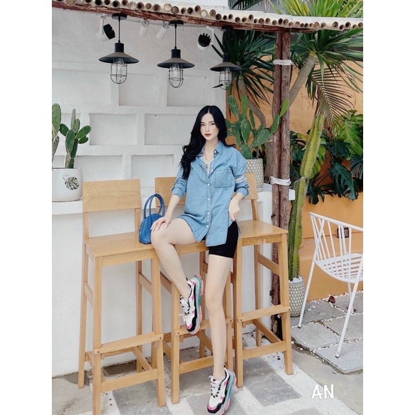 ÁO SƠ MI BÒ TAY PHỐI VẠT BẦU
