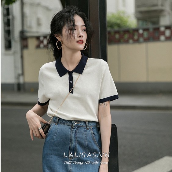 Áo Polo Ngắn Tay Dáng Rộng Thời Trang Hàn Quốc Dễ Phối Đồ | BigBuy360 - bigbuy360.vn