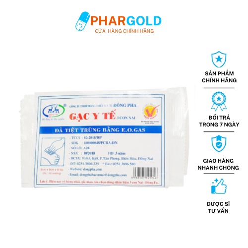 GẠC Y TẾ TIỆT TRÙNG COMBO 10 MIẾNG