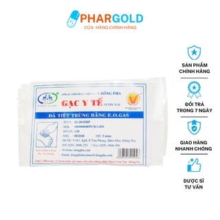 Gạc y tế tiệt trùng combo 10 miếng