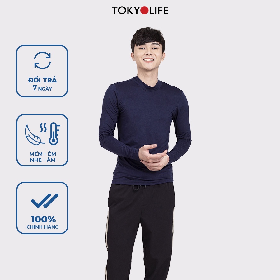 Áo giữ nhiệt WM Extra Nam cổ lọ siêu co giãn, siêu ấm TOKYOLIFE G7SMT036H