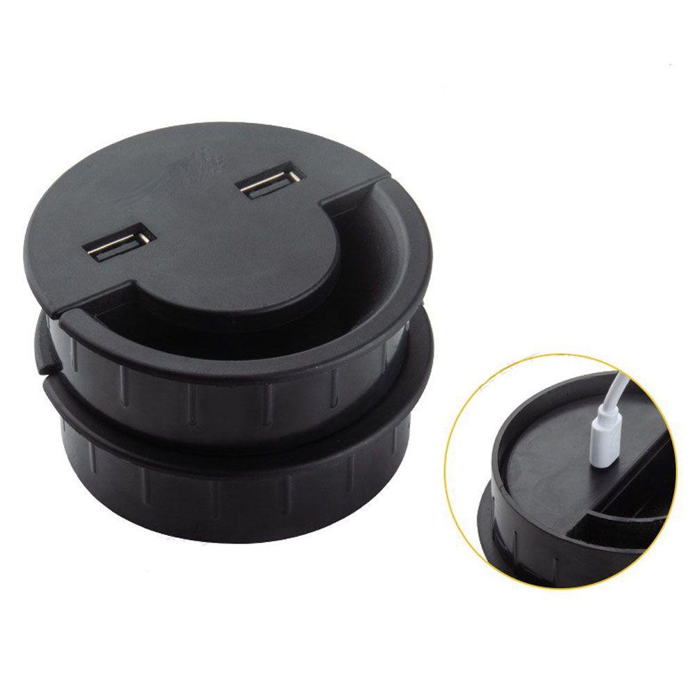 SUENIN Vỏ Bọc Ổ Cắm Điện Hình Tròn Thiết Kế Đục Lỗ Tiện Dụng Cho Văn