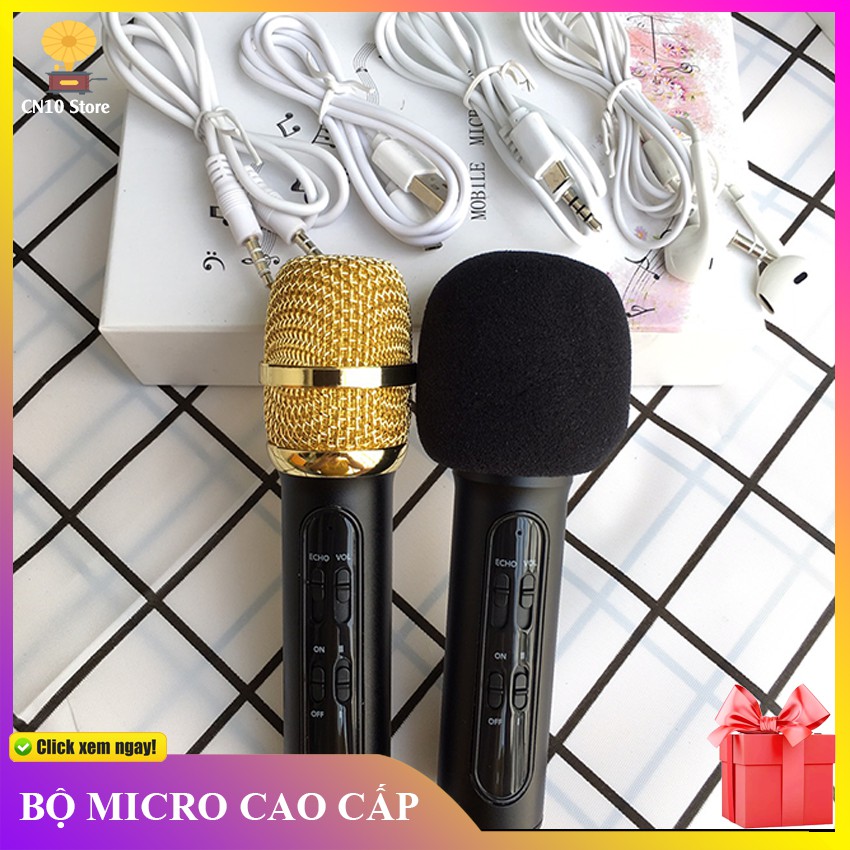 Mic thu âm máy tính PC, học online, karaoke trên điện thoại C11