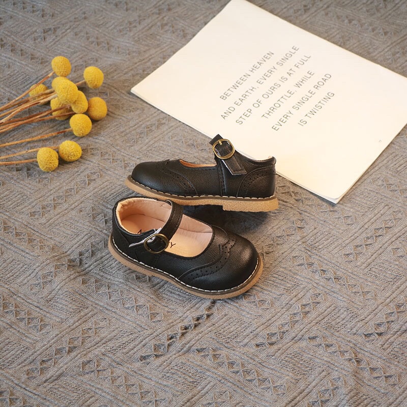 Giày Búp Bê, Giày Bé Gái Chất Da Mềm Phong Cách Hàn Quốc Mã 181