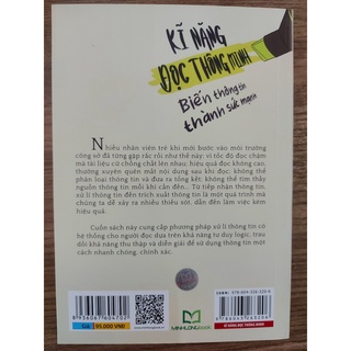 Sách: Kĩ Năng Đọc Thông Minh
