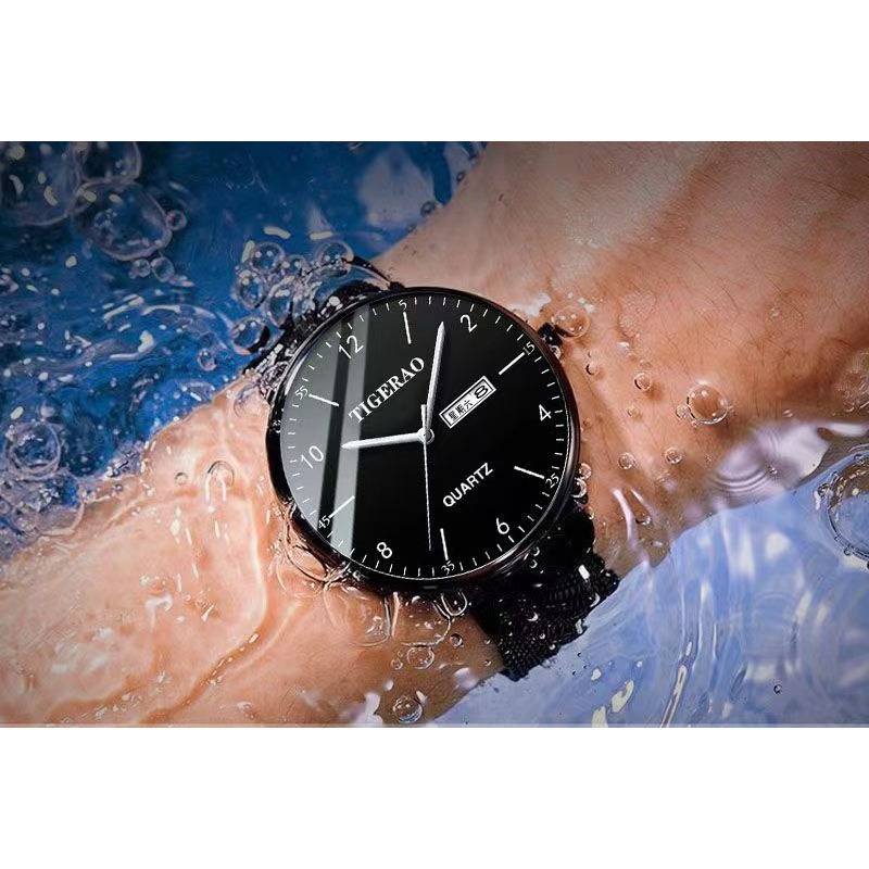 Đồng Hồ Cơ Tự Động Phong Cách Hàn Quốc / Lịch Đôi / Chống Thấm Nước / Phát Sáng / Thể Thao / Siêu Mỏng Cho Nam