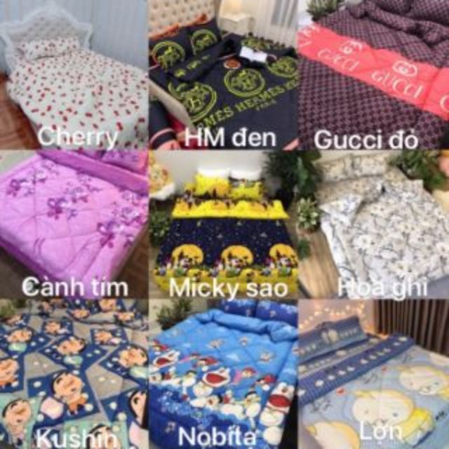 Trọn bộ 5 món chăn phao ga gối poly như hình được chọn mẫu chăn chăn phao chăn ga gối poly l ga gối | BigBuy360 - bigbuy360.vn