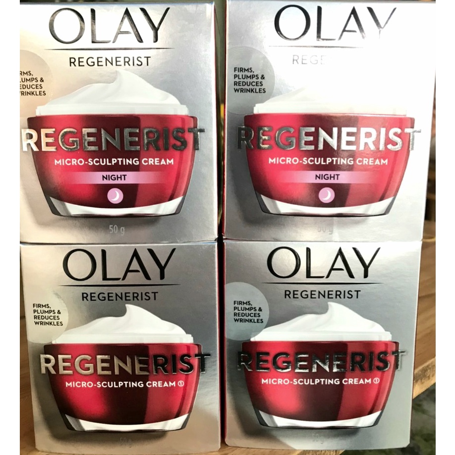 Kem dưỡng Olay Regenerist ngăn ngừa lão hóa đêm 50G/hộp - Olay Regenerist Micro-Sculpting Cream Night
